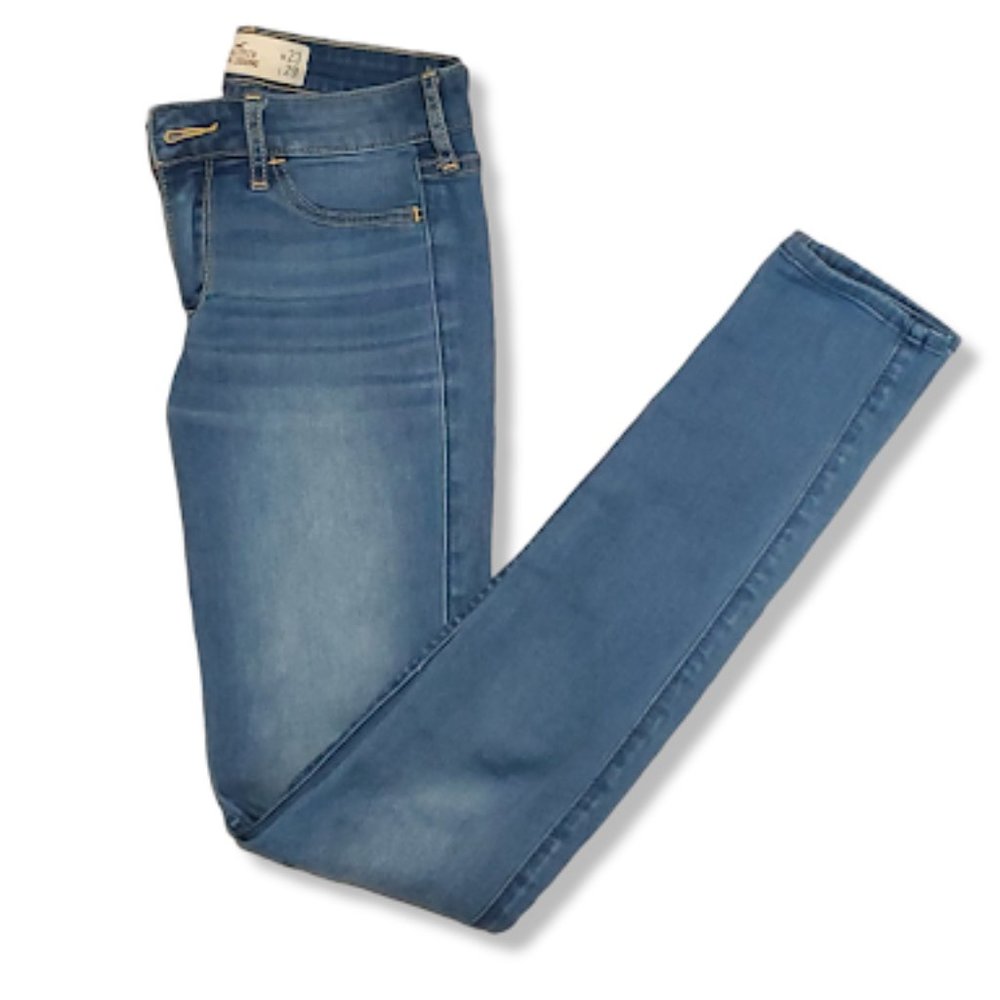 Hollister Low Rise Jean Jeggings Medium Wash- 00R